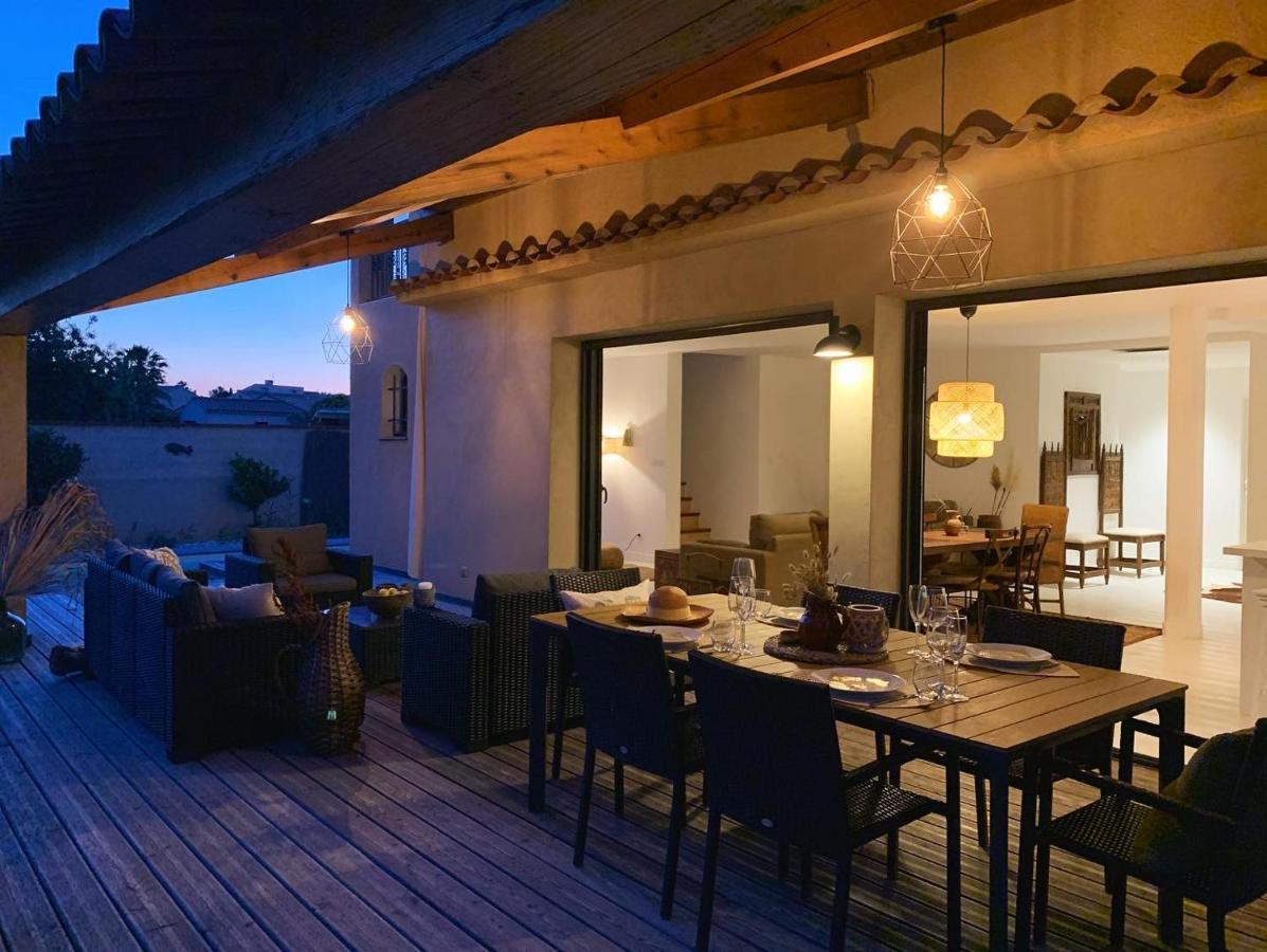 Le Petit Bali Spacieuse Villa Pour 8 Avec Piscine Saint-Cyprien (Pyrenees-Orientales) Exterior foto