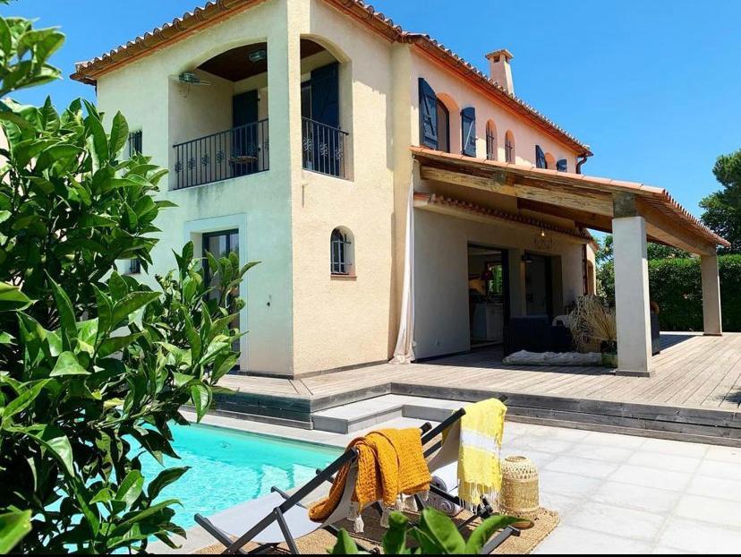 Le Petit Bali Spacieuse Villa Pour 8 Avec Piscine Saint-Cyprien (Pyrenees-Orientales) Exterior foto